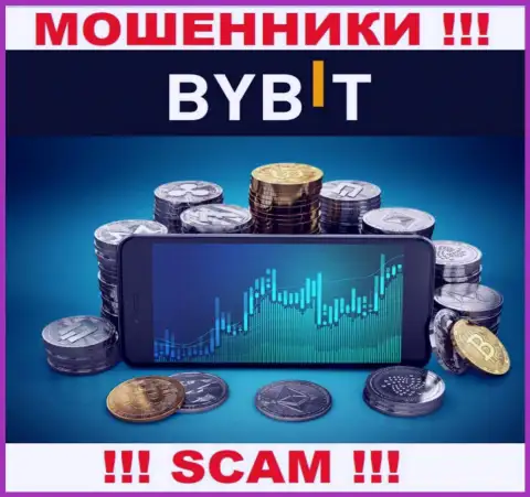 С организацией БайБит Ком совместно сотрудничать рискованно, их вид деятельности Crypto trading - это ловушка